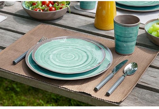 Bo-Camp - Beker - Halo - Blauw - 4 Stuks van Bo-Camp — afbeelding 3