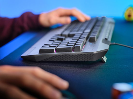 Clavier de Jeux Trust GXT 836 Evocx USB AZERTY Zwart