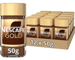 Nescafé Gold oploskoffie - 12 potten x 50g