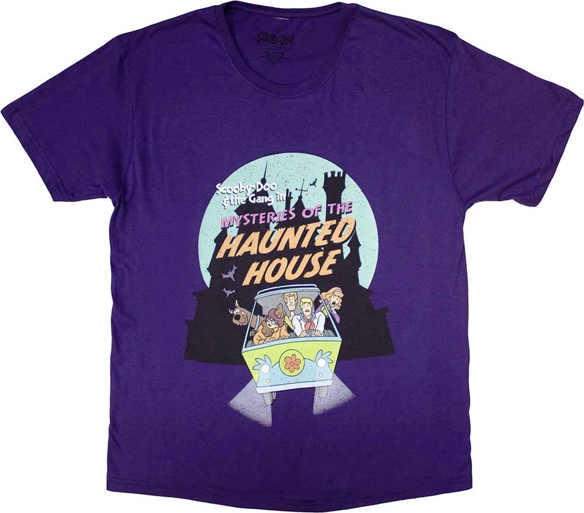 Scooby-Doo - Haunted House Heren T-shirt - 2XL - Paars