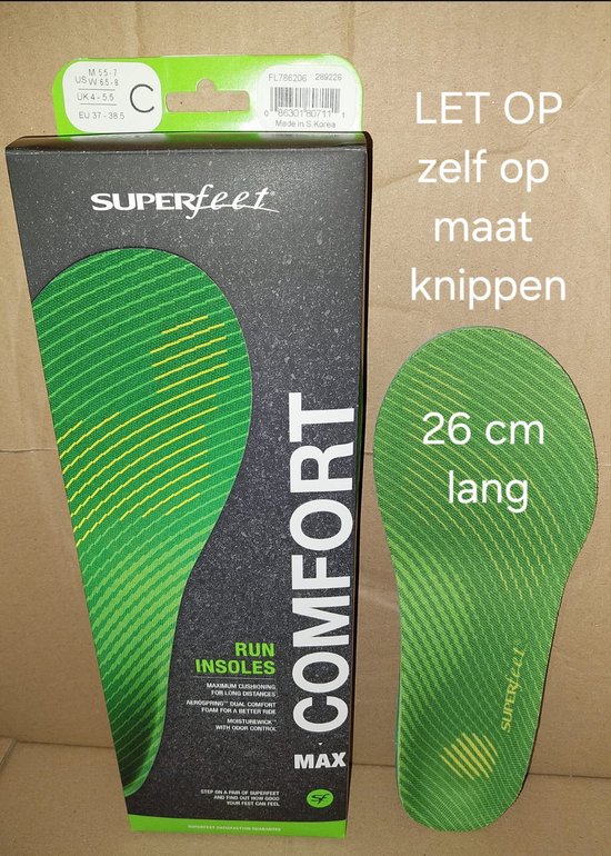 Superfeet RUN Comfort Inlegzolen 37 39 bol