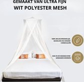 Luxe Klamboe 2 Persoons - Inclusief Bevestigingsmaterialen - Klamboe XXL - Geschikt voor Thuis, - Klamboe Tent - Klamboe 1 persoons - Muggennet - 2 Persoons Bed - Muskieten Net - Kinderkamer