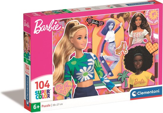 Clementoni - Puzzel - 104 Stukjes - Barbie - Kinderpuzzel - Vanaf 6 ...