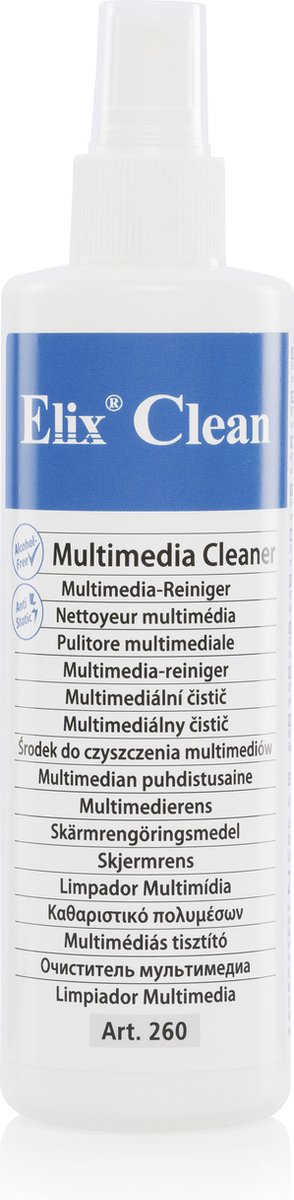Elix reinigingsspray multimedia - fles 250 ml - EL-260250