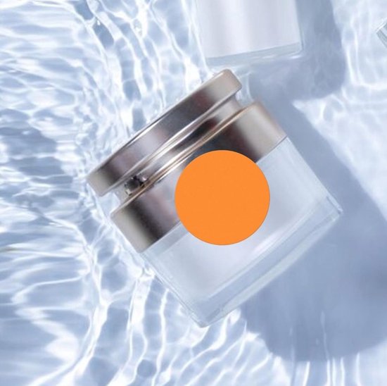 Autocollants op rol 35 mm ronds - 6x Rolx 1000 étiquettes rondes par rouleau (6000 pièces) - Étiquettes Oranje fluor mat op rol - Étiquette thermique Autocollants Colorés