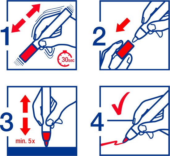 edding 4090 krijtmarkers - set van 5 krijtmarkers in 4 kleuren - geschikt voor o.a. glas, ramen, krijtborden - niet-permanent - beitelvormige brede punt van 4-15 mm