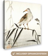 Toile Peinture Vogel - Japonais - Vintage - 90x90 cm - Décoration murale