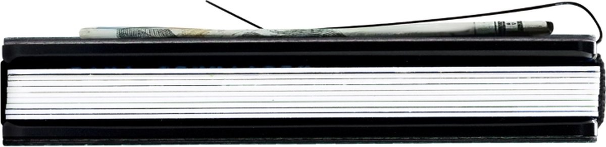 Walletstreet Premium Carbon Fiber Pasjeshouder\Creditcardhouder - minimaal 15 pasjes inclusief Geld Clip voor al uw Biljetten-RFID Anti Skim Technologie-Blauw — cadeau in Mode & Accessoires - foto 3