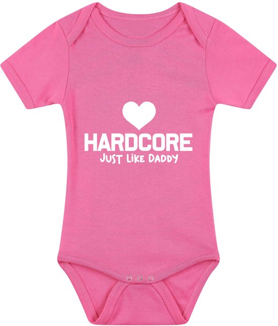 Love Hardcore comme papa Filles Romper | barboteuse | nourrisson | vêtements de bébé | bébé barboteuse | présent | cadeau