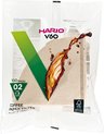 HARIO V60 Koffiefilters - 02 Size - Bruin - 100 stuks