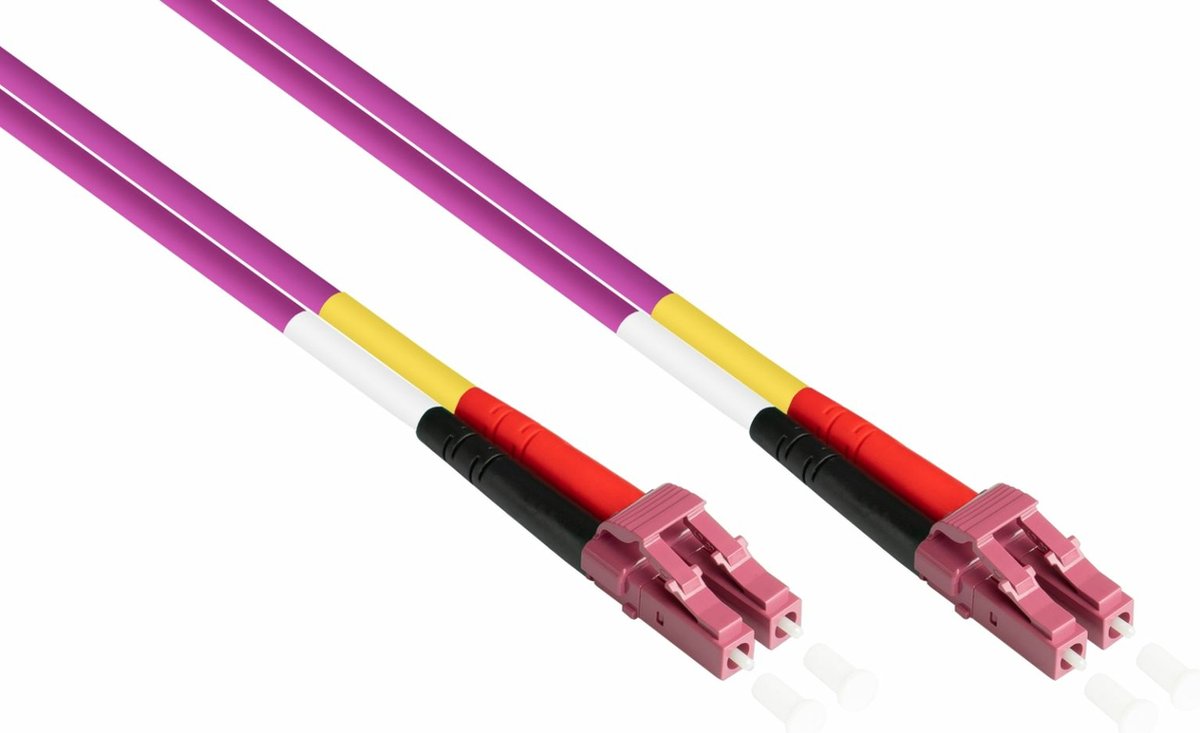 Kabelmeister LDM4-LC-030 InfiniBand en Glasvezelkabel 50 m LC/UPC Paars