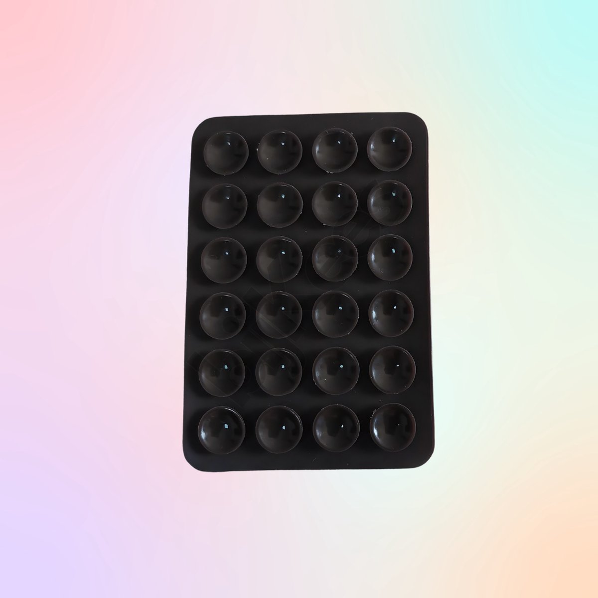Buddy telefoonhouder - zuignap telefoonbutton - Zwart - zuignap telefoon sticker - extra sterk - selfiestick - TikTok - koken - selfie - Universele Auto houder - vloggen - telefoonbutton - influencer - octopus stickhouder