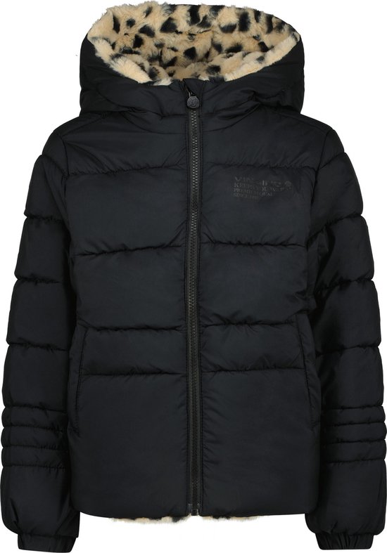 Vingino meiden reversible winterjas Tarouse Deep Black