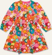 Robe de danse 17 AOP Fleurs moelleuses Orange: 128/8 ans
