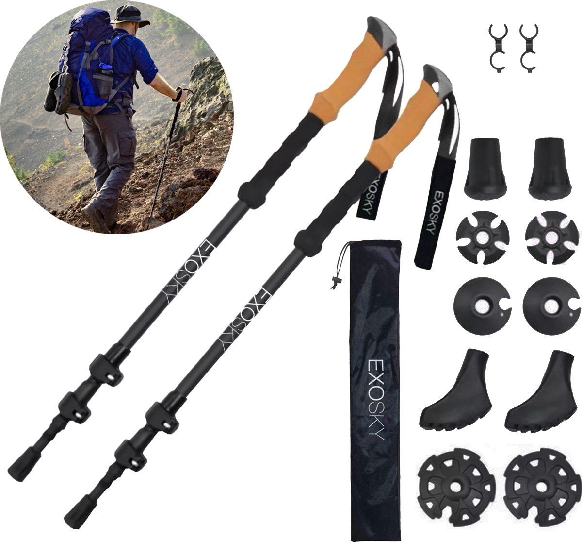 Exosky Nordic Walking Stokken