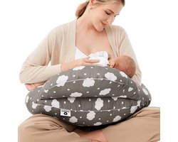 foto van Vulpes Goods® BabyCare - Voedingskussen - Zwangerschapskussen incl. afneembare hoes - 3in1 - Uniek Design