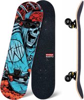 Suotu Skateboard - 80x20cm - ABEC-9 - 95A - schokabsorptie - Jongens - Meisjes - Volwassenen Skateboards