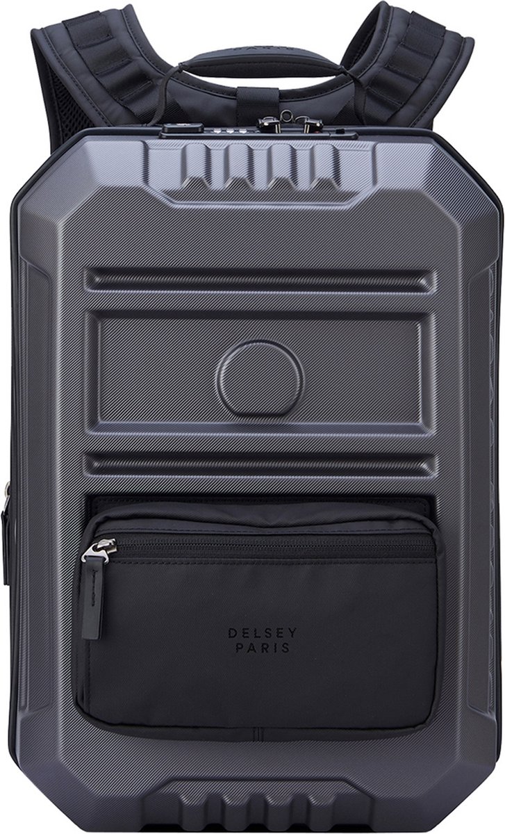 DELSEY PARIS Rugzak Rempart Expandable Hybrid Backpack 22L Anthrazit Donkergrijs