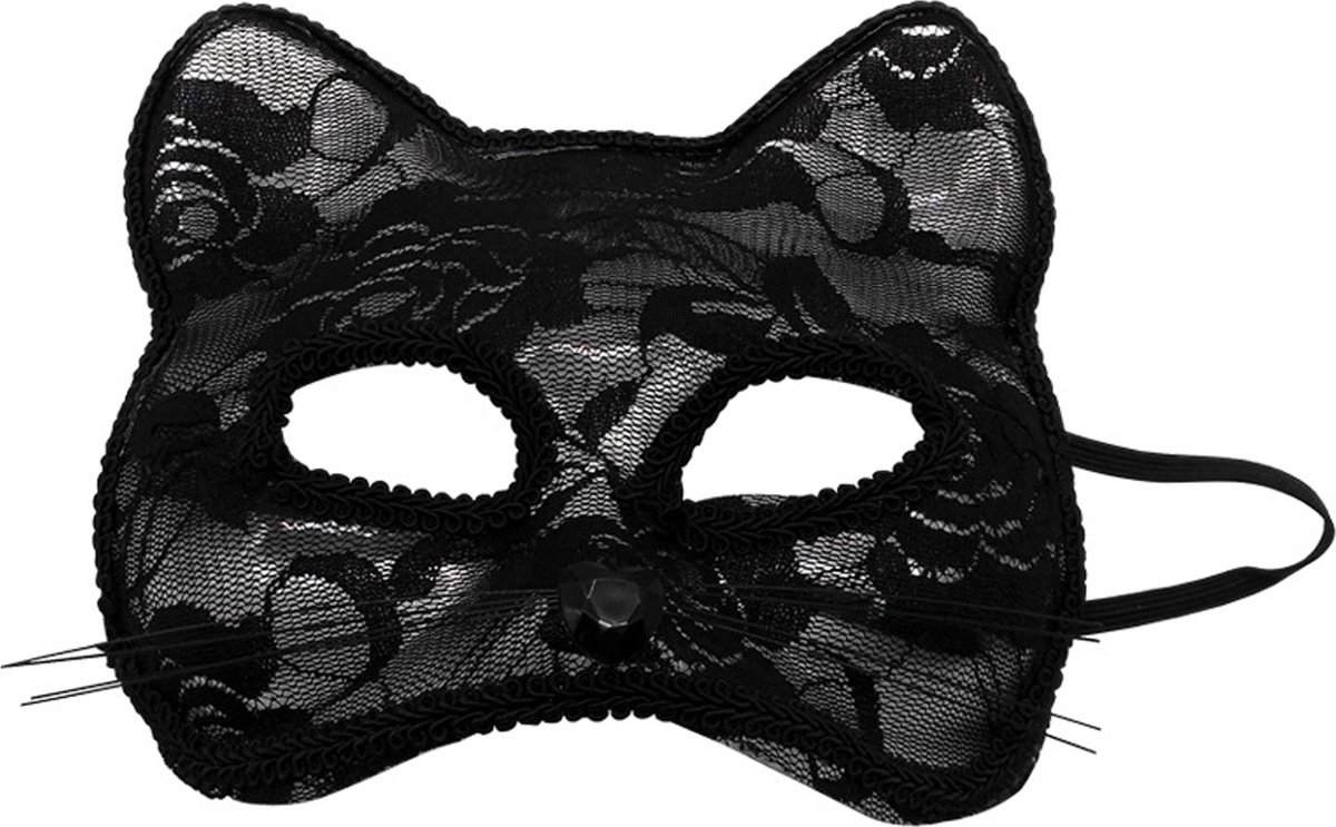 Goedkoopste Vos Masker Dames - Verkleedkleding - Masquerade Masker -Gemaskerd Bal - Galamasker - Zwart
