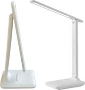 Opvouwbare tafel lamp - Ledlamp - Tafellamp - lamp - led - inclusief draadloze oplader - Draadloze Lamp - Bureaulamp - Lampen