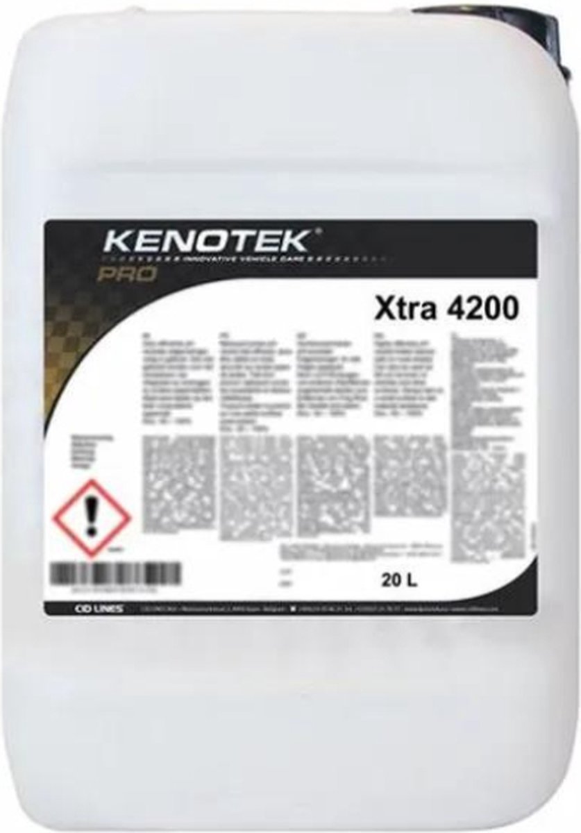 KENOTEK - XTRA 4200 - ULTRA WHEEL CLEANER - IRON REMOVER - 20L