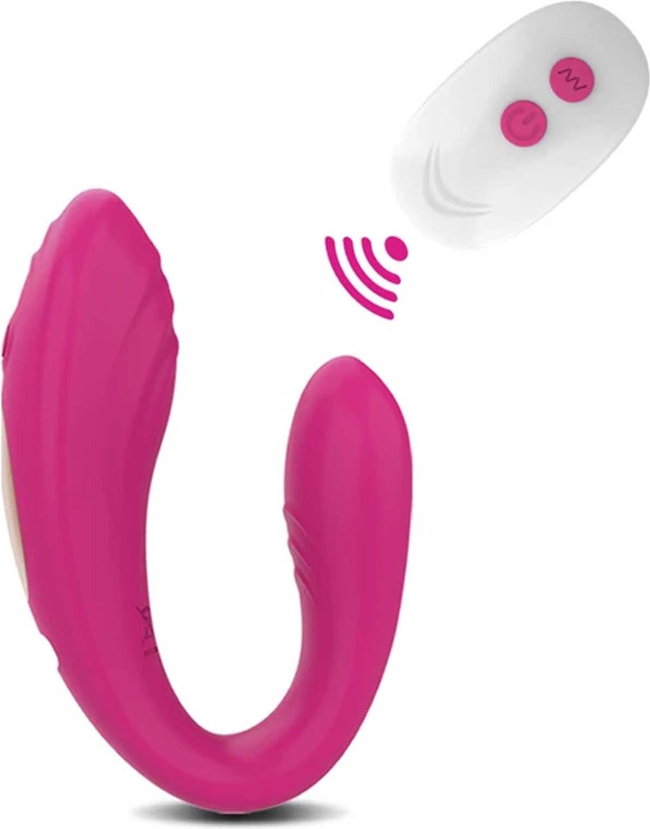 Goedkoopste Extreme 2 in 1 anale en vagina stimulator - seksspeeltje - vibrator - vibrerende anaal en g-spot dildo - inclusief oplader en afstandsbediening