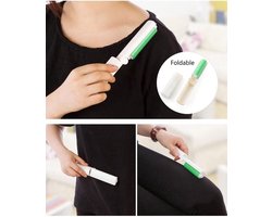 Doodadeals® - Kleding Roller - Kleefroller - Haarroller - Kledingroller - Stofroller - Pluizenroller voor kleren - Kledingontpluizer - Afwasbaar -Zakformaat