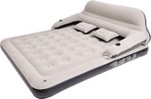 Bol.com Queen Size luchtmatras met kussens en rugleuning - Opblaasbaar bed aanbieding