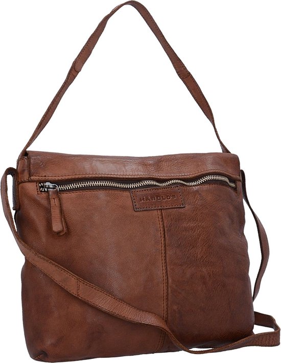 HAROLD'S Cuir Sac à épaule bandoulière Sac à épaule Submarine Shoulderbag Cognac Brun