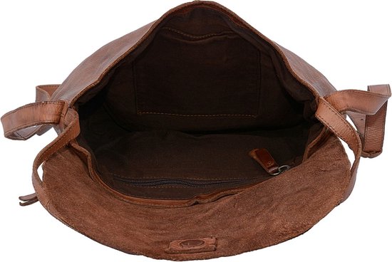 HAROLD'S Cuir Sac à épaule bandoulière Sac à épaule Submarine Shoulderbag Cognac Brun