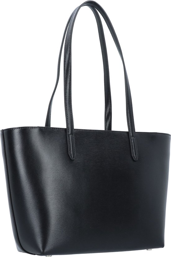 DKNY Cuir Sac shopper Sac à épaule Bryant Tote Black / Gold Noir