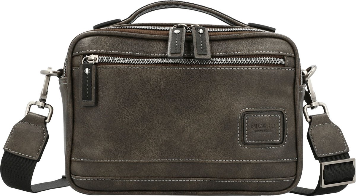 PICARD Schoudertas Breakers Crossover Bag Graphit Donkerbruin
