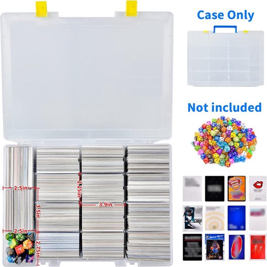 Game Mat opbergruimte, speelaccessoires, houder, transparante