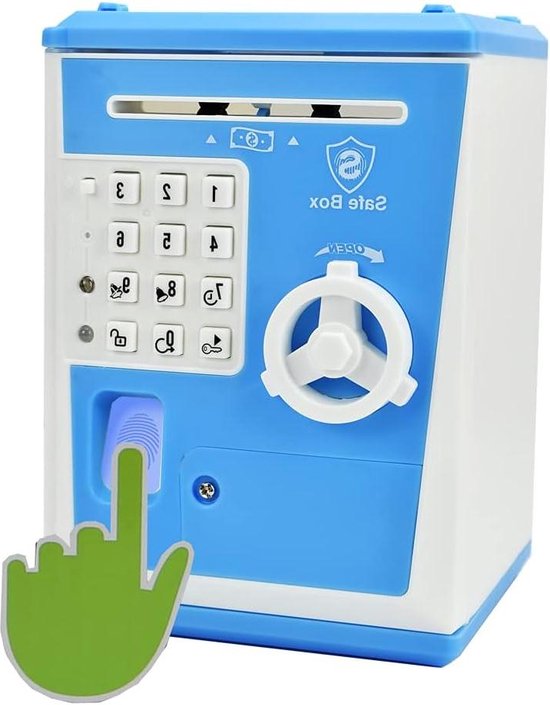 LB ATM-bank voor kinderen, premium ABS-geldopslagmachine, leuke educatieve kluis met betaalpas, wachtwoordaanmelding, zwart LB ATM-bank voor kinderen, premium ABS-geldopslagmachine, leuke educatieve kluis met betaalpas, wachtwoordaanmelding, zwart