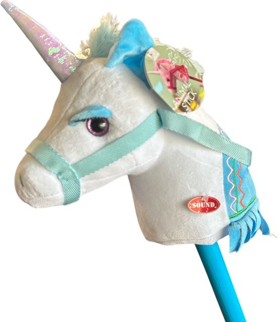 Relaxpets - Stokpaard - Blauw - Met geluid