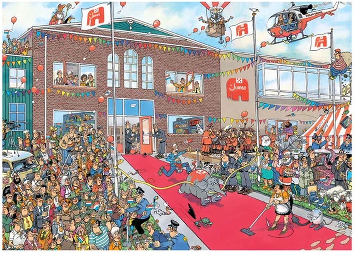 Jan van Haasteren - 170 Jaar Jumbo Jubileum - Puzzel - 1000 stukjes — afbeelding 5