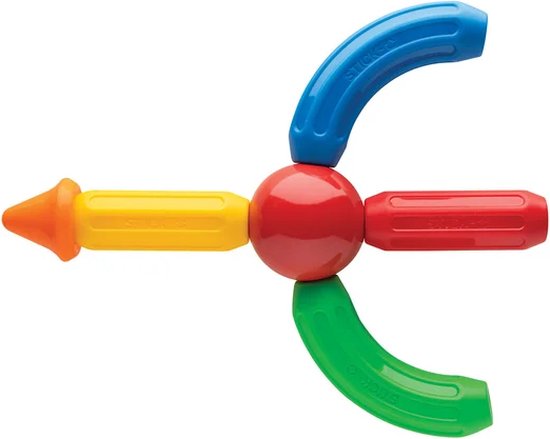 Stick-O Basic Set - Magnetisch Bouwspeelgoed - 20-delig - Montessori Speelgoed - vanaf 18 maanden