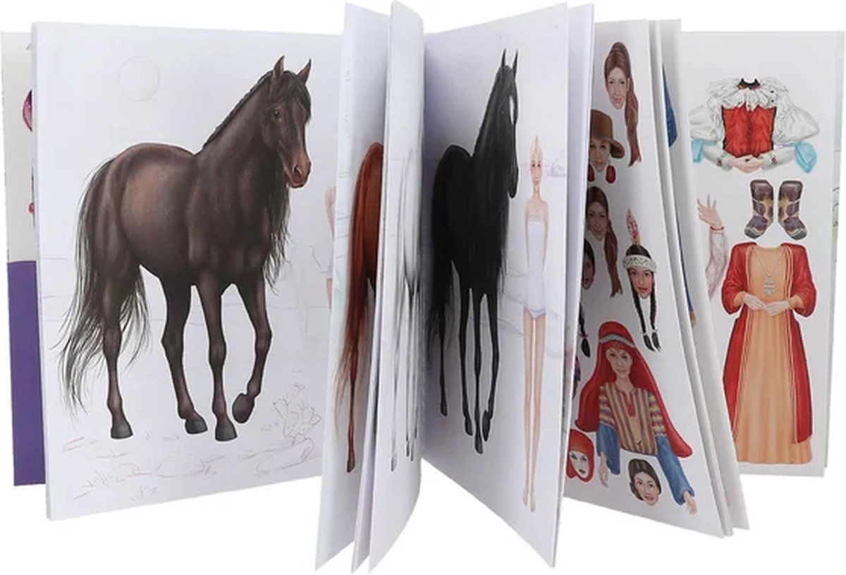 Depesche - Miss Melody Dress me up Around the World stickerboek — afbeelding 4