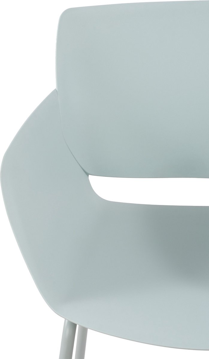 Chaise D'extérieur Alpena - Coque Polypropylène, Cadre Acier Peint, Résistante Aux UV - Couleur Rose, Capacité 120 Kg