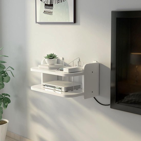Router opbergdoos voor aan de muur, wifi-router rek, wandmontage