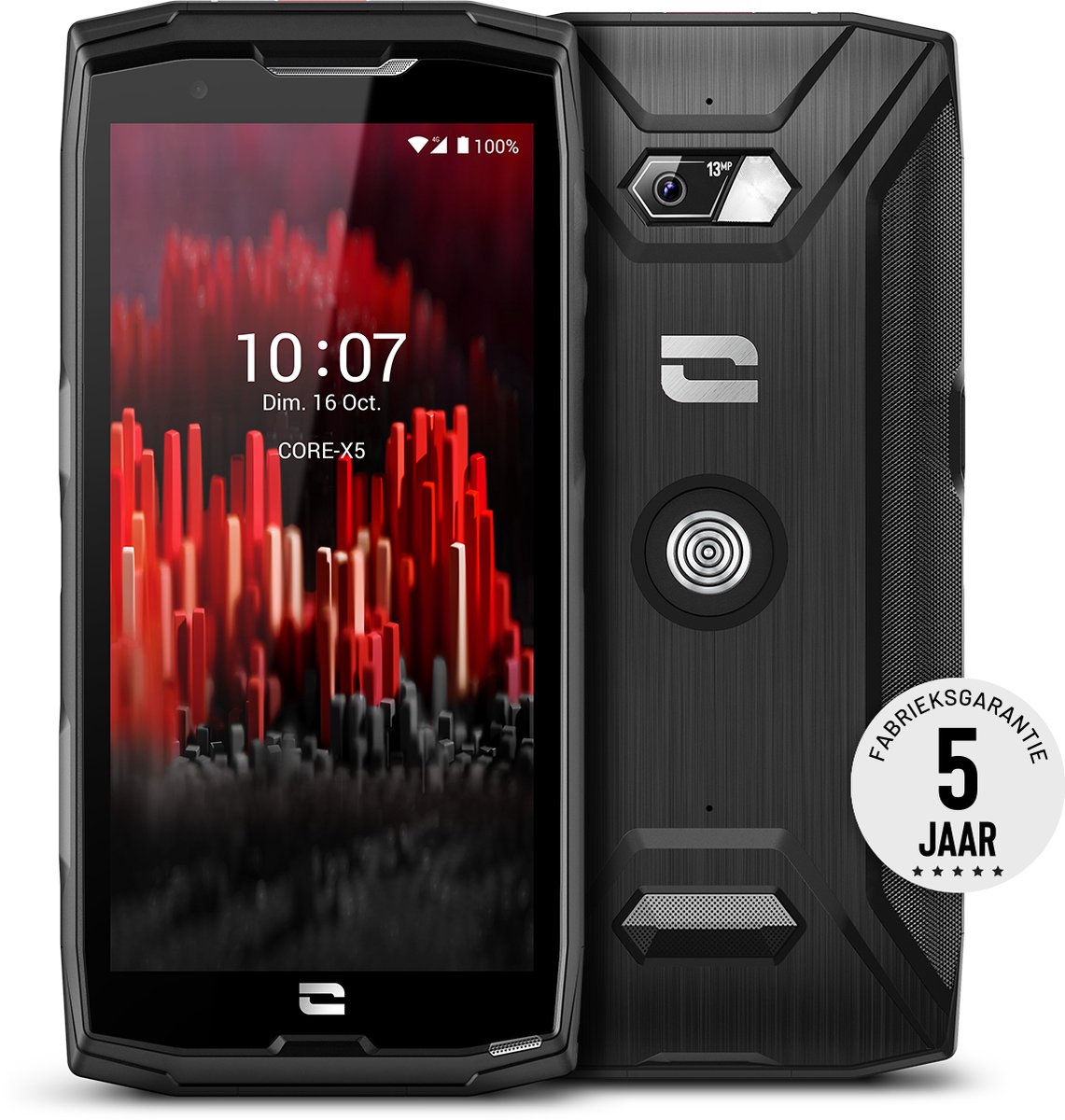 CROSSCALL Core-X5 - 128 GB Zwart
