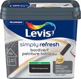 Peinture pour tableau Levis Simply Refresh, mate, Simply noir, 0,5 l