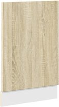 vidaXL - Panneau avant - lave-vaisselle - 45x3x67 - cm - décoré - bois - sonoma - chêne