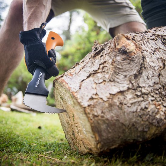 Fiskars X21 Bijl Met XA2 Pikhaak Set - Houtbijl - 2 in 1 - Handsappie - WoodXpert — afbeelding 2