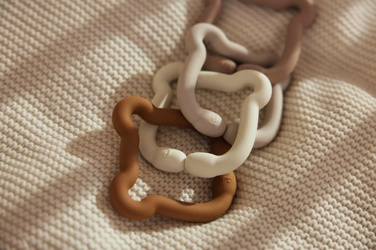 Jollein Speelgoed Ringen Siliconen 20x7x1cm Teddy Bear van Jollein — afbeelding 2