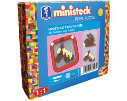 Ministeck mozaïek speelgoed Mini Frames paard konijn - kleine box.