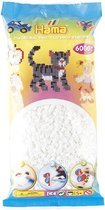 Hama 6000 Kralen Wit - 205-01