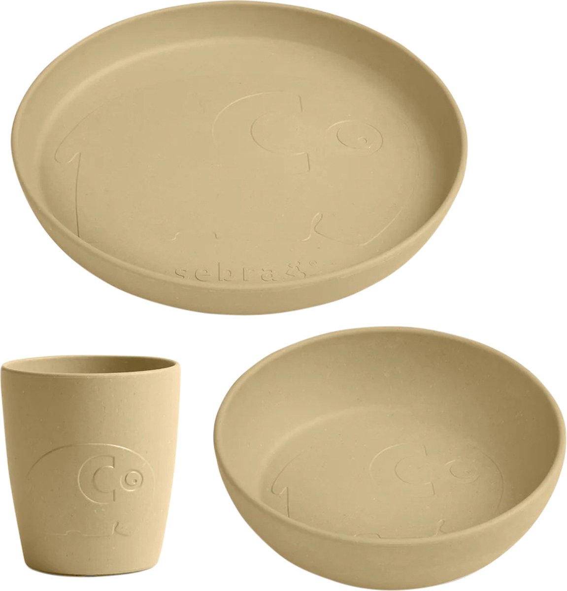 Sebra Mums Diner Set Van 3 Wheat Yellow