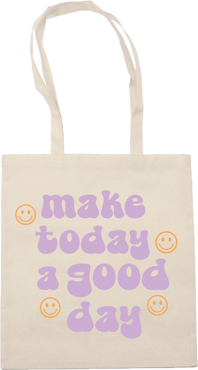 WeLikeToLove Tote bag - Shopper - Boodschappentas - Canvas tas - Katoenen - Linnen - Katoen - Duurzaam - 38 x 42 cm