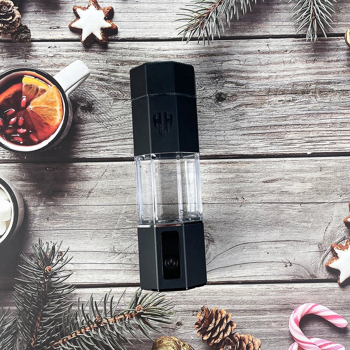 PH+ Water Basiswater Waterstof Hydrogen Generator Pro Black